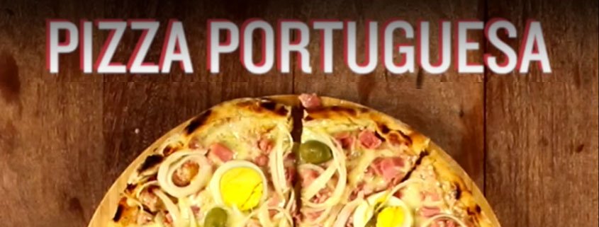 Receita da pizza portuguesa 