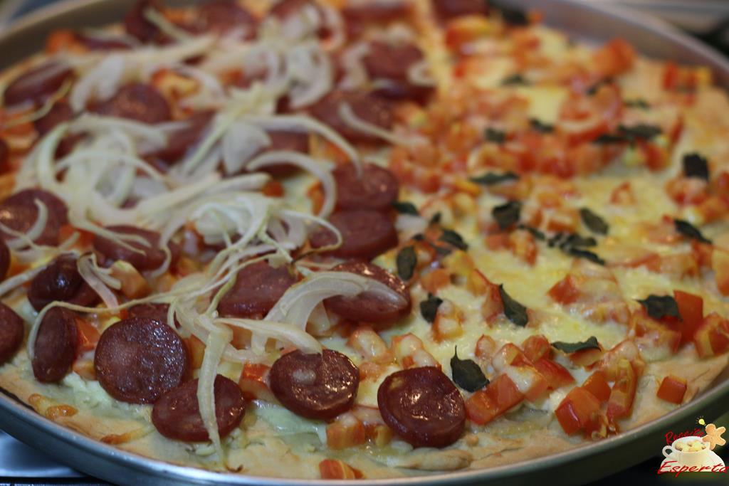 Como fazer massa de pizza integral 